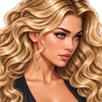 Personagem loira de cabelo cacheado